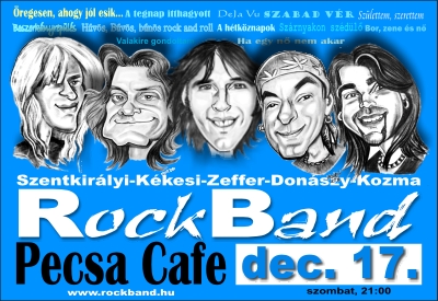 Rock Band - PeCsa Cafe